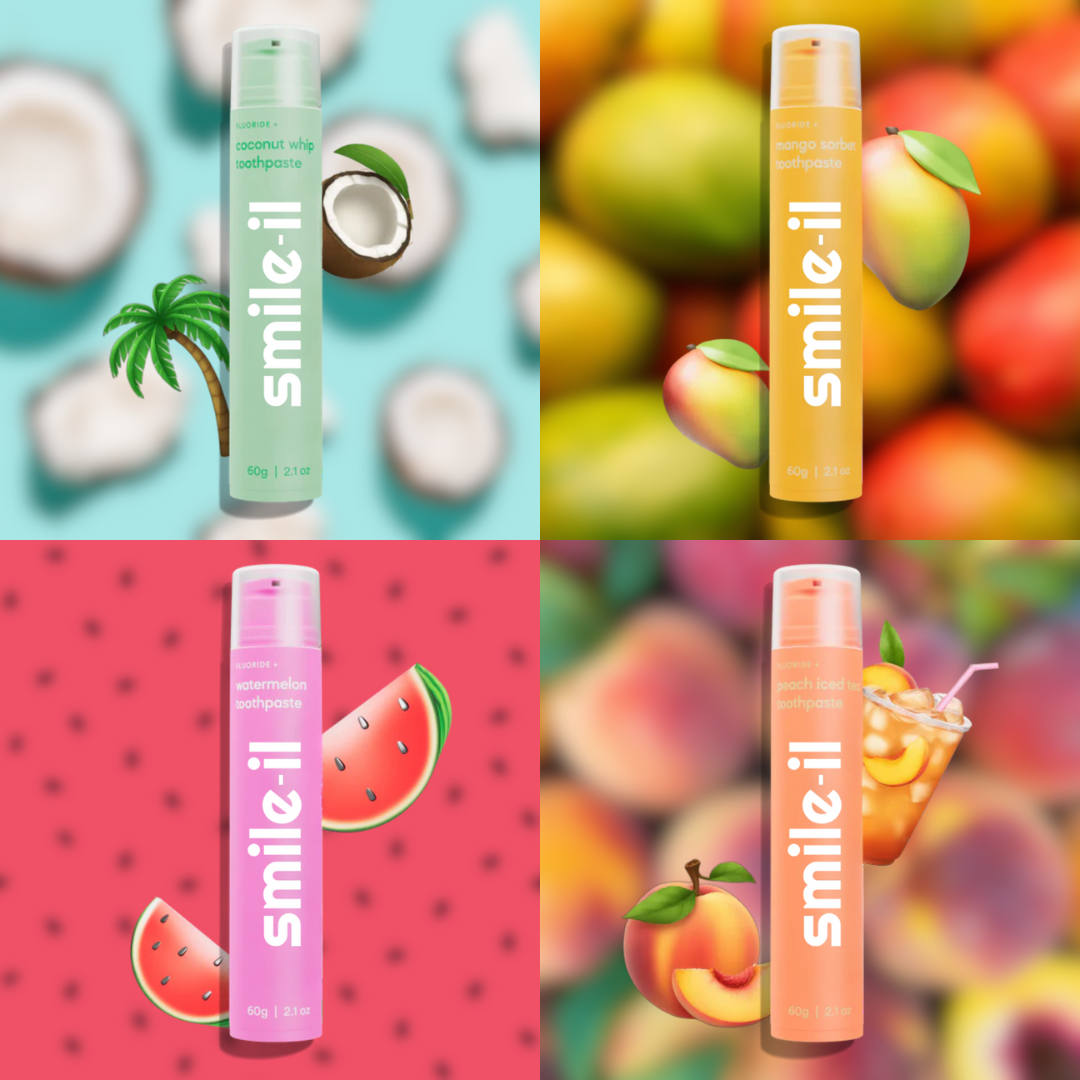 SMILEIL™ - משחות שיניים בטעמים
